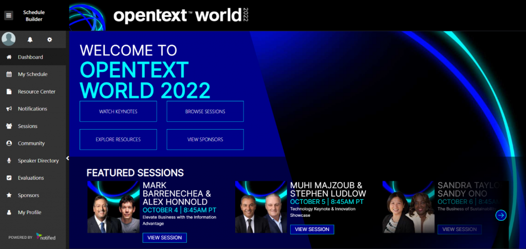 opentext world