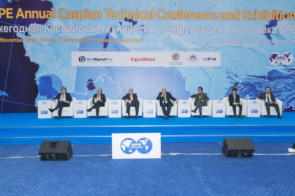 участники конференции SPE’s 3rd annual Caspian Technical Conference and Exhibition